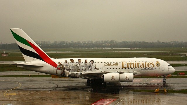 letadlo Emirates